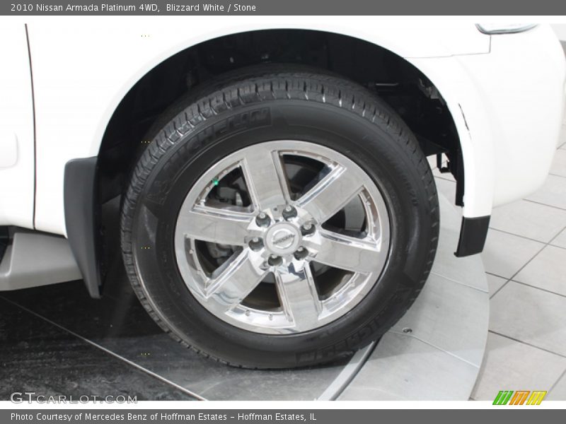 Blizzard White / Stone 2010 Nissan Armada Platinum 4WD
