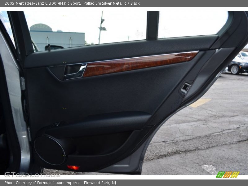 Palladium Silver Metallic / Black 2009 Mercedes-Benz C 300 4Matic Sport