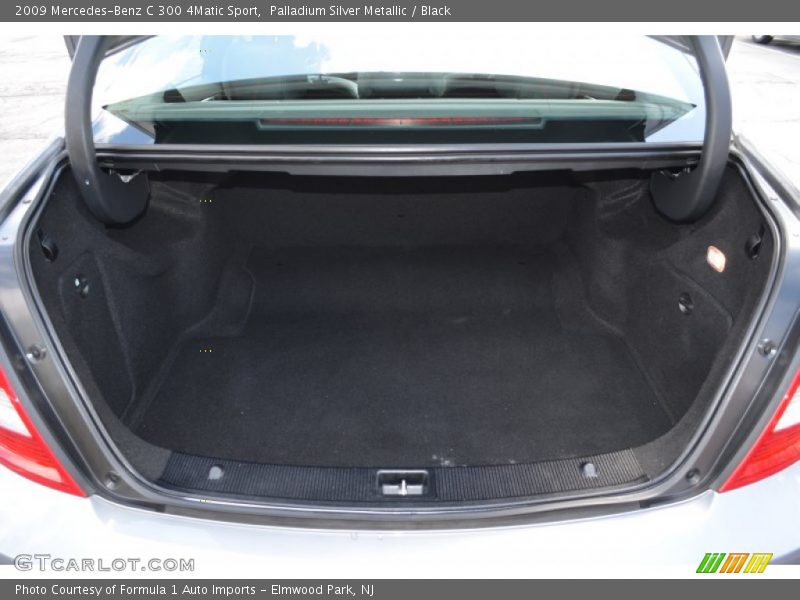 Palladium Silver Metallic / Black 2009 Mercedes-Benz C 300 4Matic Sport