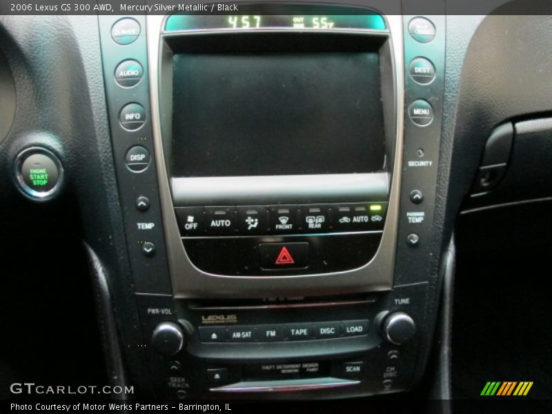Mercury Silver Metallic / Black 2006 Lexus GS 300 AWD