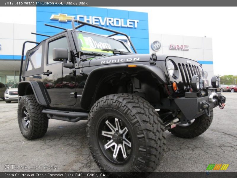 Black / Black 2012 Jeep Wrangler Rubicon 4X4