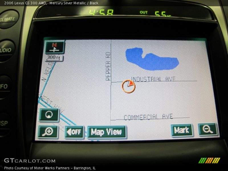 Mercury Silver Metallic / Black 2006 Lexus GS 300 AWD