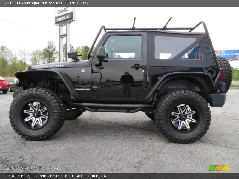 Black / Black 2012 Jeep Wrangler Rubicon 4X4