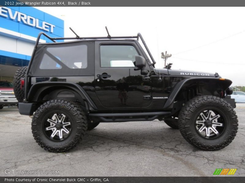 Black / Black 2012 Jeep Wrangler Rubicon 4X4