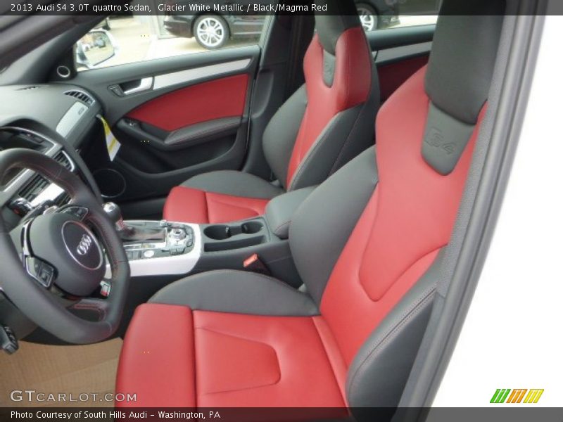  2013 S4 3.0T quattro Sedan Black/Magma Red Interior
