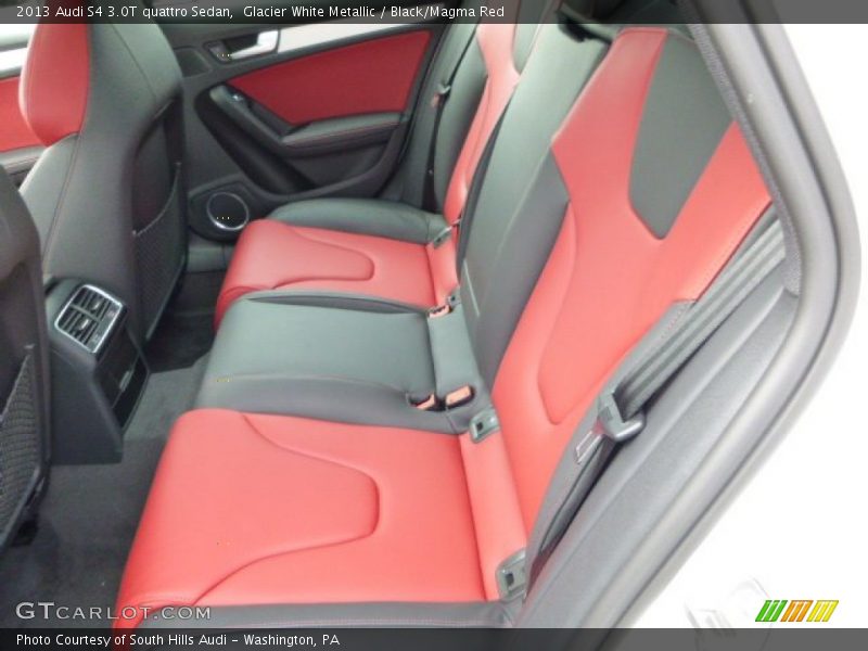 Rear Seat of 2013 S4 3.0T quattro Sedan