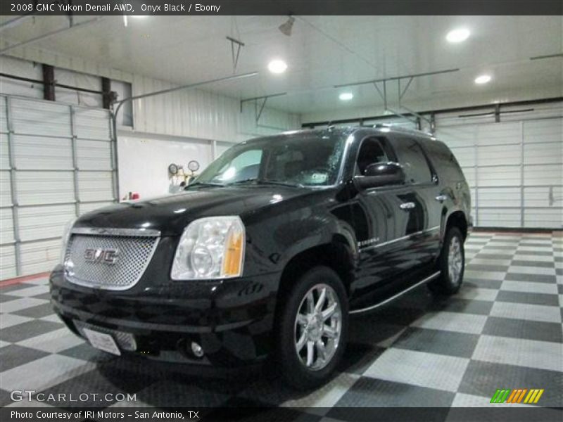 Onyx Black / Ebony 2008 GMC Yukon Denali AWD