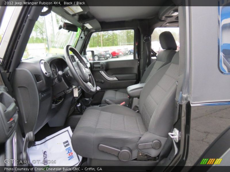 Black / Black 2012 Jeep Wrangler Rubicon 4X4