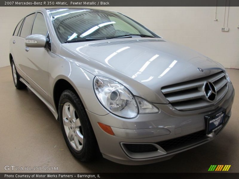 Pewter Metallic / Black 2007 Mercedes-Benz R 350 4Matic
