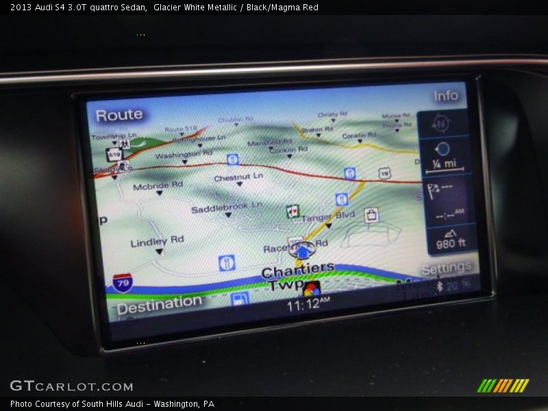 Navigation of 2013 S4 3.0T quattro Sedan