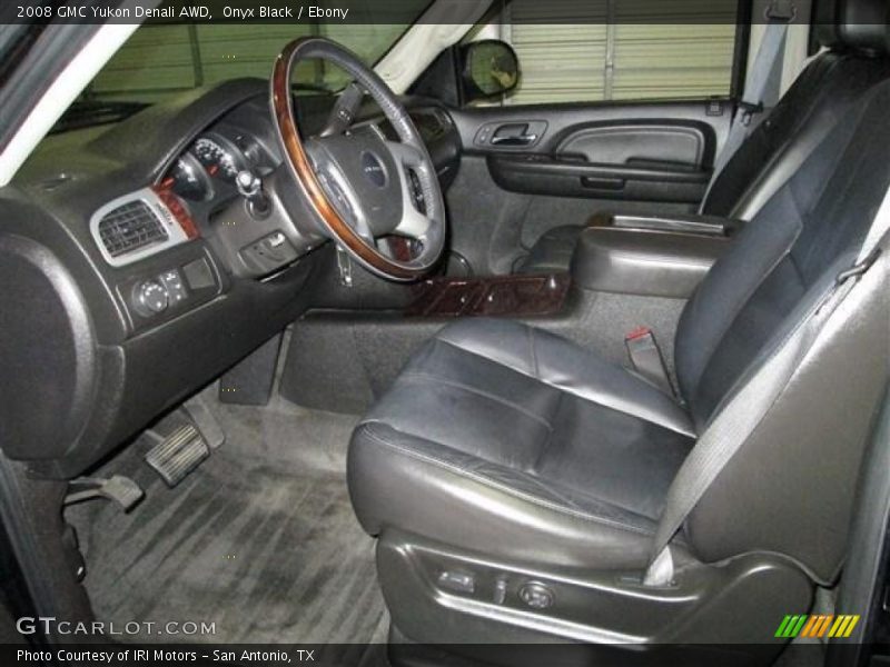 Onyx Black / Ebony 2008 GMC Yukon Denali AWD