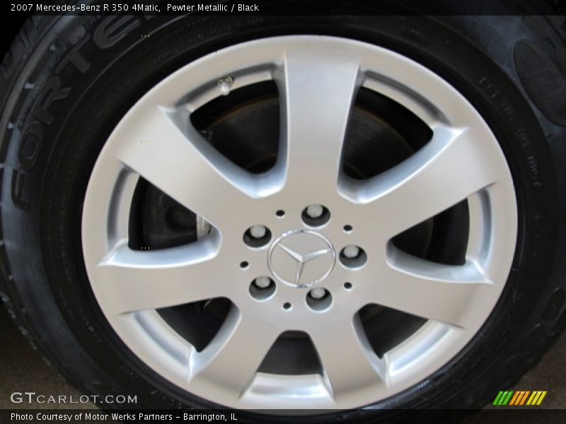 Pewter Metallic / Black 2007 Mercedes-Benz R 350 4Matic