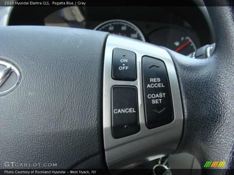 Regatta Blue / Gray 2010 Hyundai Elantra GLS
