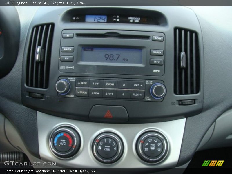 Regatta Blue / Gray 2010 Hyundai Elantra GLS