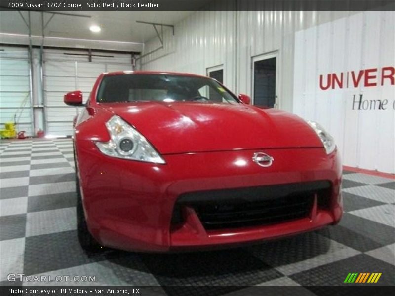 Solid Red / Black Leather 2009 Nissan 370Z Coupe