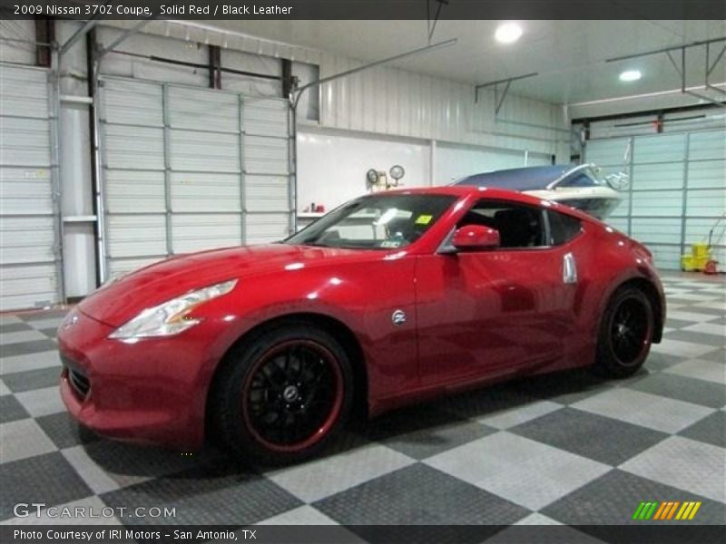 Solid Red / Black Leather 2009 Nissan 370Z Coupe