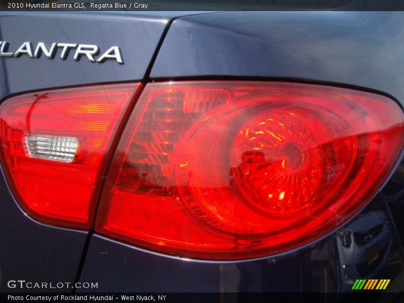 Regatta Blue / Gray 2010 Hyundai Elantra GLS