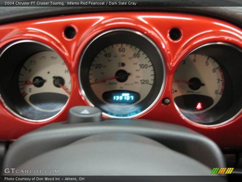 Inferno Red Pearlcoat / Dark Slate Gray 2004 Chrysler PT Cruiser Touring