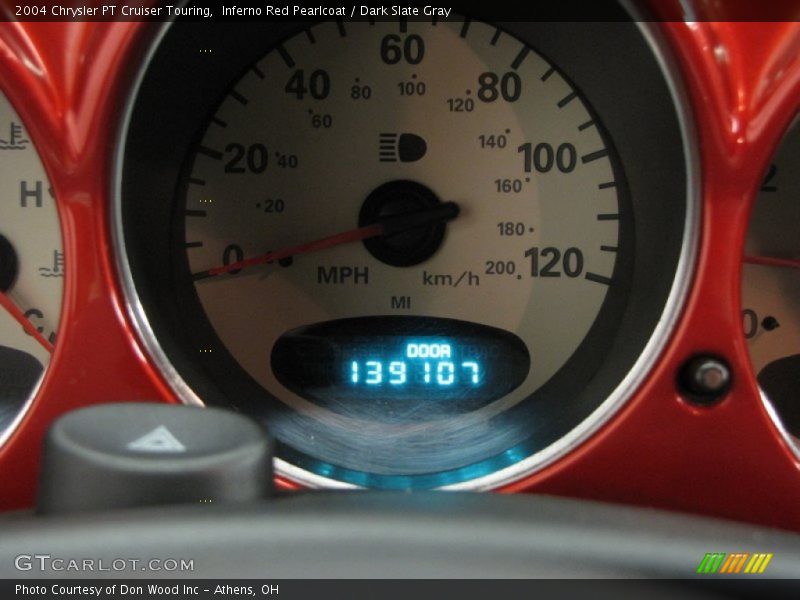 Inferno Red Pearlcoat / Dark Slate Gray 2004 Chrysler PT Cruiser Touring