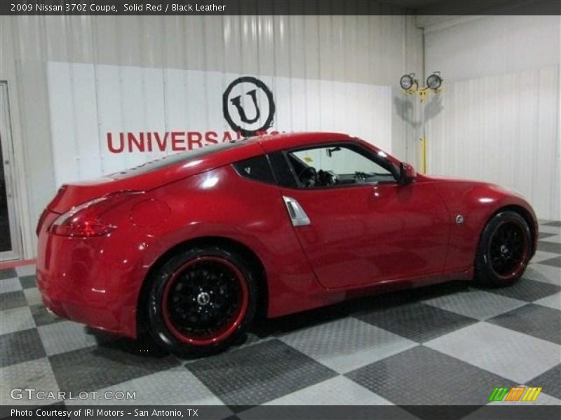Solid Red / Black Leather 2009 Nissan 370Z Coupe