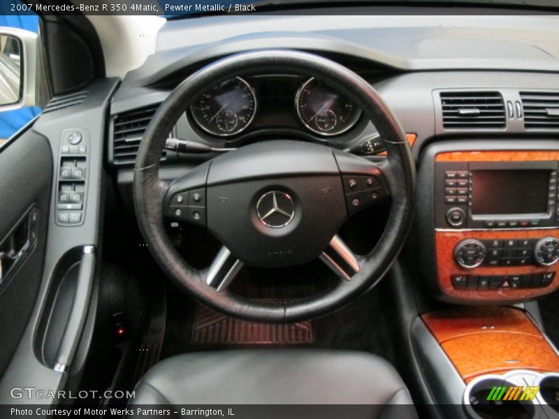 Pewter Metallic / Black 2007 Mercedes-Benz R 350 4Matic