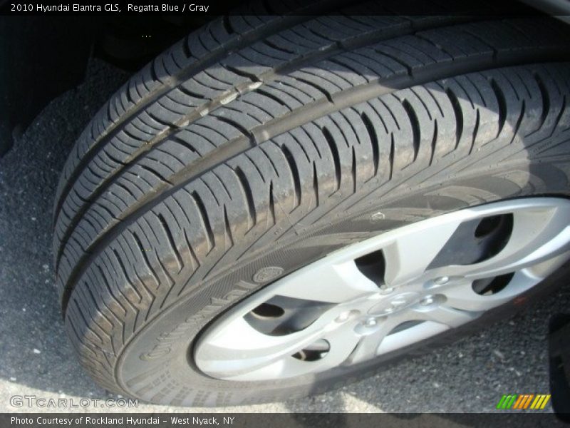 Regatta Blue / Gray 2010 Hyundai Elantra GLS