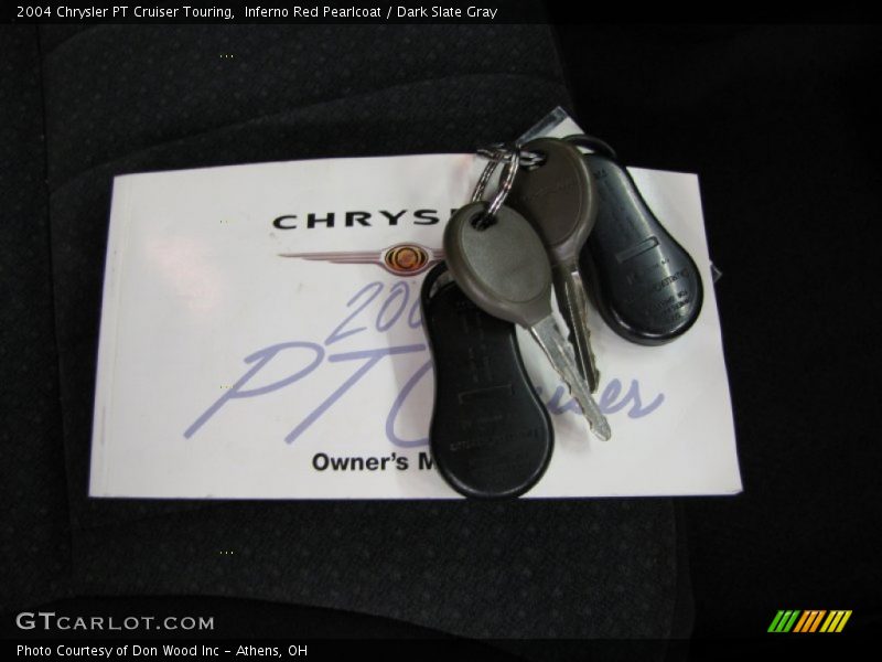 Inferno Red Pearlcoat / Dark Slate Gray 2004 Chrysler PT Cruiser Touring