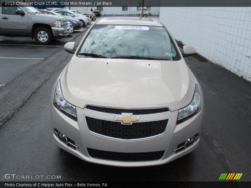 Gold Mist Metallic / Jet Black 2012 Chevrolet Cruze LT/RS
