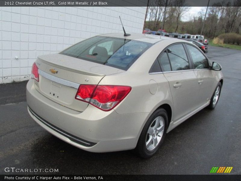 Gold Mist Metallic / Jet Black 2012 Chevrolet Cruze LT/RS