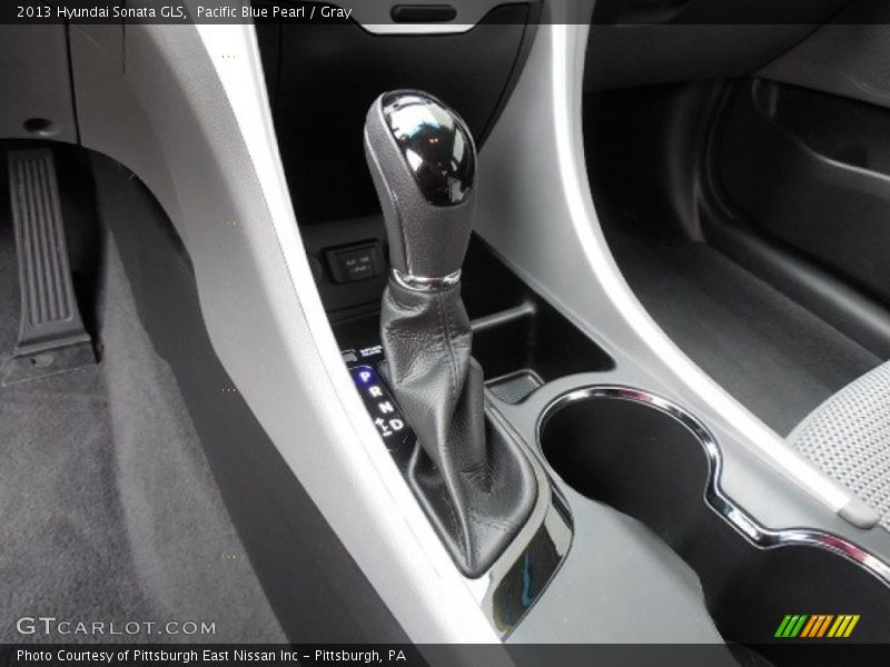 Pacific Blue Pearl / Gray 2013 Hyundai Sonata GLS