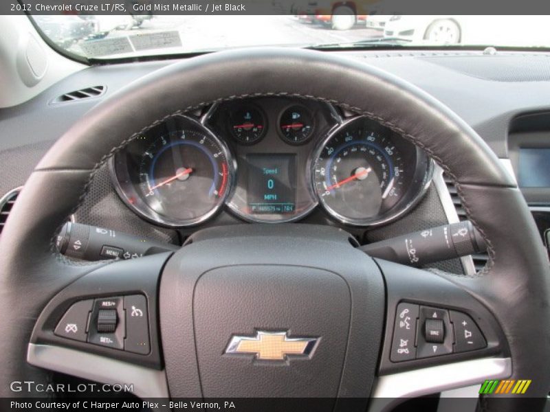 Gold Mist Metallic / Jet Black 2012 Chevrolet Cruze LT/RS
