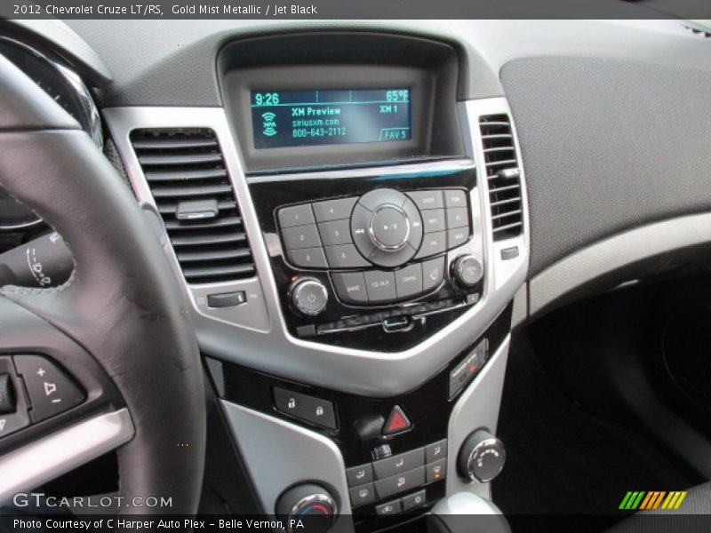 Gold Mist Metallic / Jet Black 2012 Chevrolet Cruze LT/RS