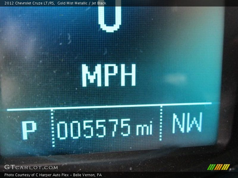 Gold Mist Metallic / Jet Black 2012 Chevrolet Cruze LT/RS