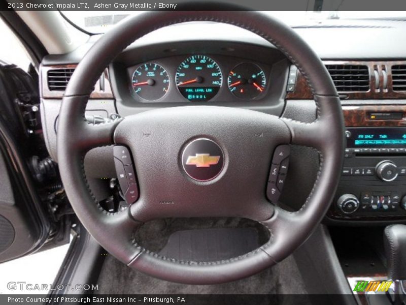 Ashen Gray Metallic / Ebony 2013 Chevrolet Impala LTZ