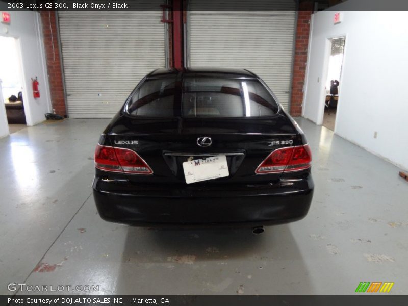 Black Onyx / Black 2003 Lexus GS 300