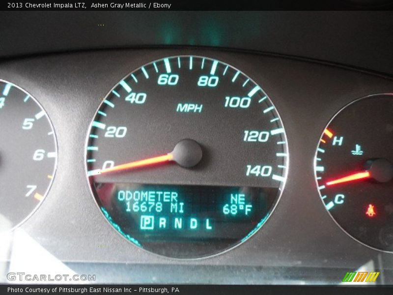 Ashen Gray Metallic / Ebony 2013 Chevrolet Impala LTZ