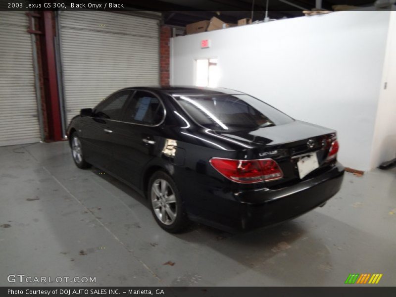Black Onyx / Black 2003 Lexus GS 300