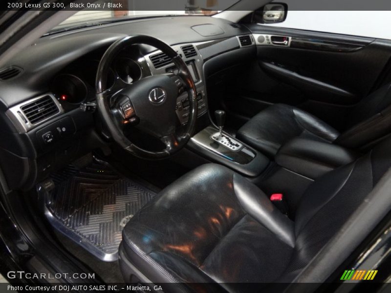 Black Interior - 2003 GS 300 