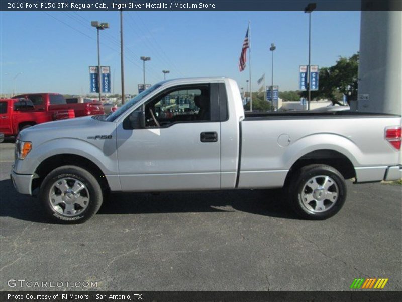 Ingot Silver Metallic / Medium Stone 2010 Ford F150 STX Regular Cab