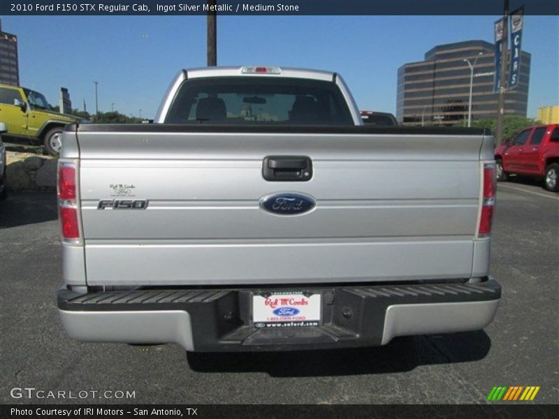 Ingot Silver Metallic / Medium Stone 2010 Ford F150 STX Regular Cab