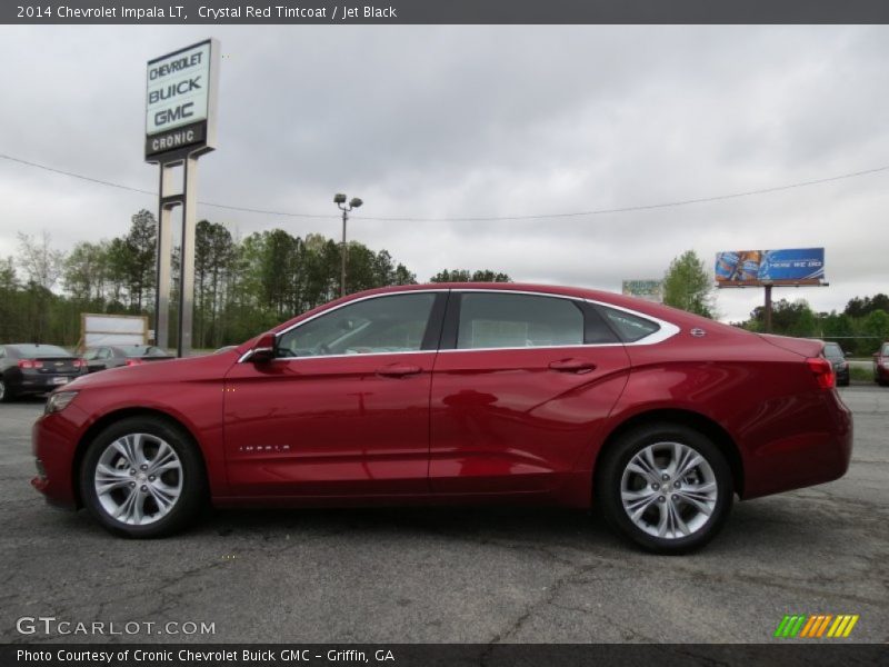 Crystal Red Tintcoat / Jet Black 2014 Chevrolet Impala LT