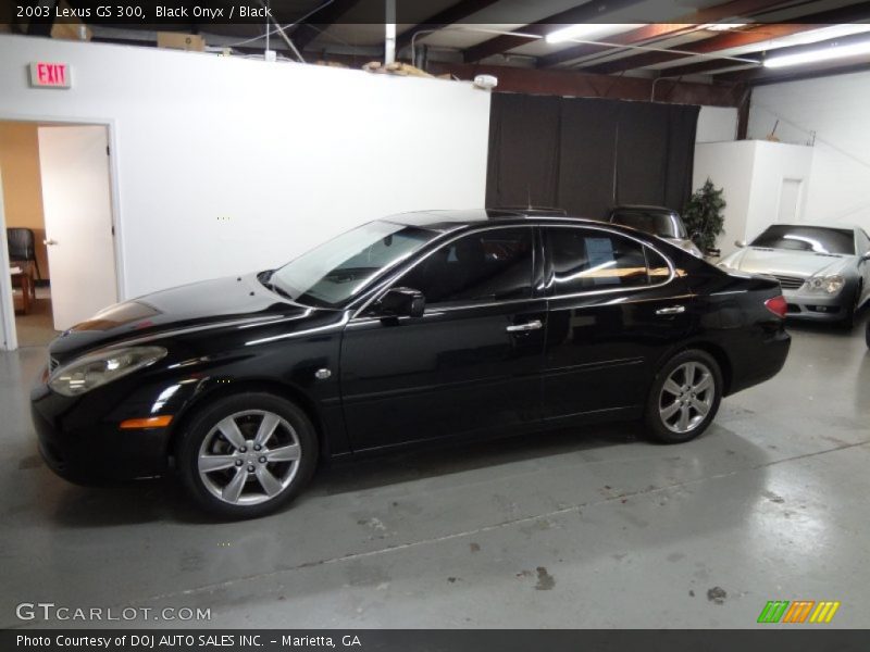 Black Onyx / Black 2003 Lexus GS 300