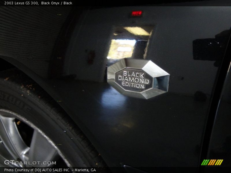Black Onyx / Black 2003 Lexus GS 300