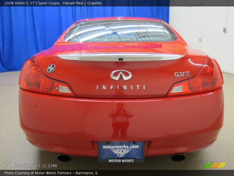 Vibrant Red / Graphite 2008 Infiniti G 37 S Sport Coupe