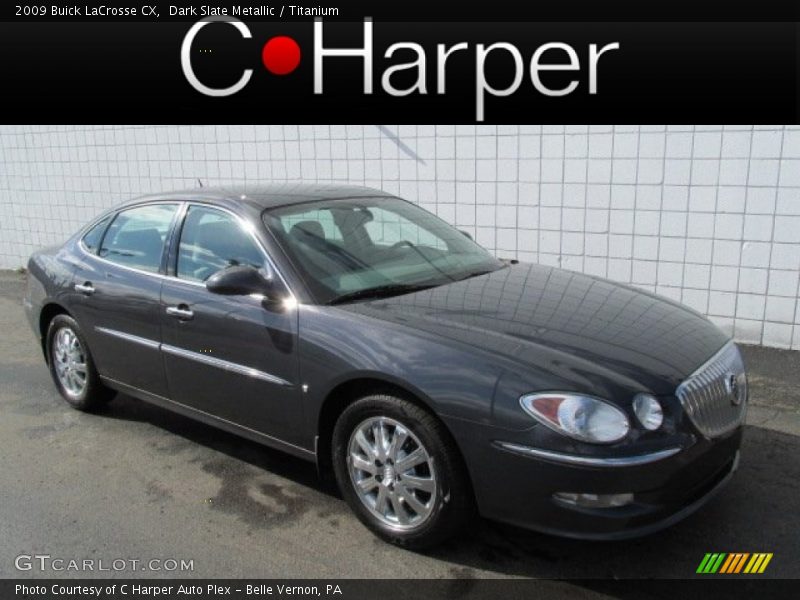 Dark Slate Metallic / Titanium 2009 Buick LaCrosse CX