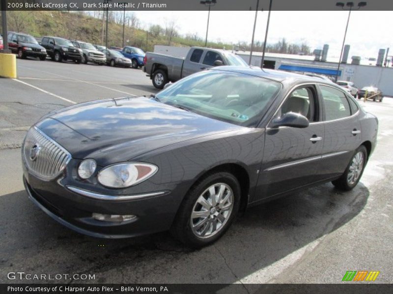 Dark Slate Metallic / Titanium 2009 Buick LaCrosse CX