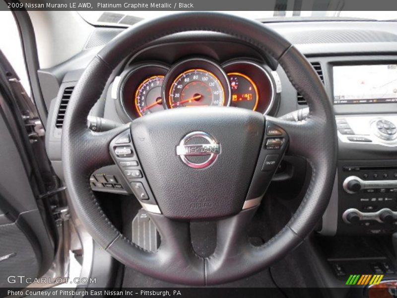 Platinum Graphite Metallic / Black 2009 Nissan Murano LE AWD