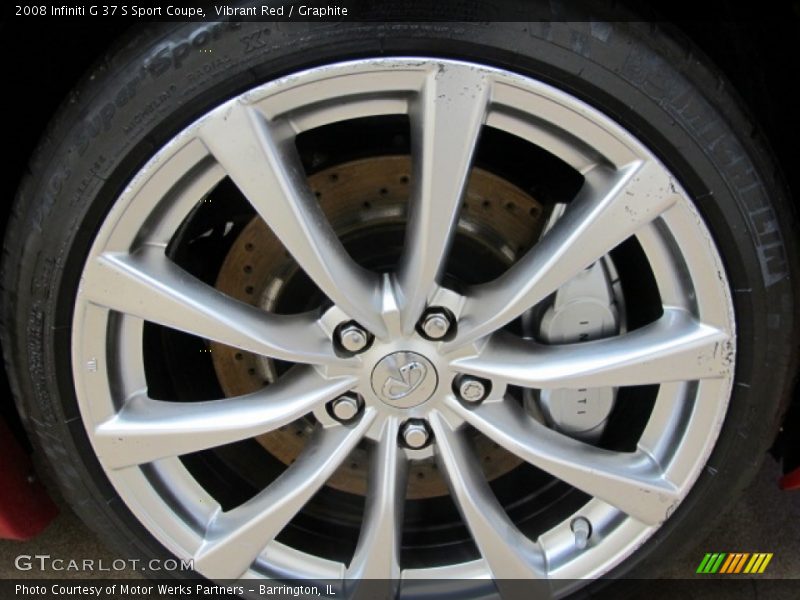 Vibrant Red / Graphite 2008 Infiniti G 37 S Sport Coupe