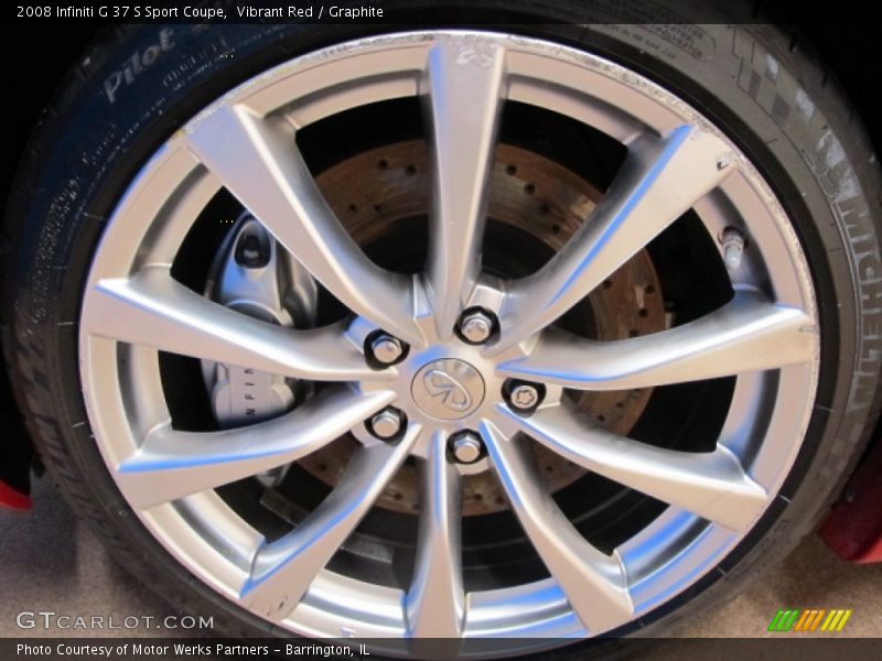 Vibrant Red / Graphite 2008 Infiniti G 37 S Sport Coupe