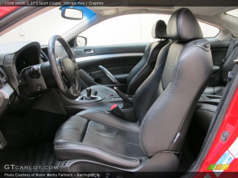 Vibrant Red / Graphite 2008 Infiniti G 37 S Sport Coupe